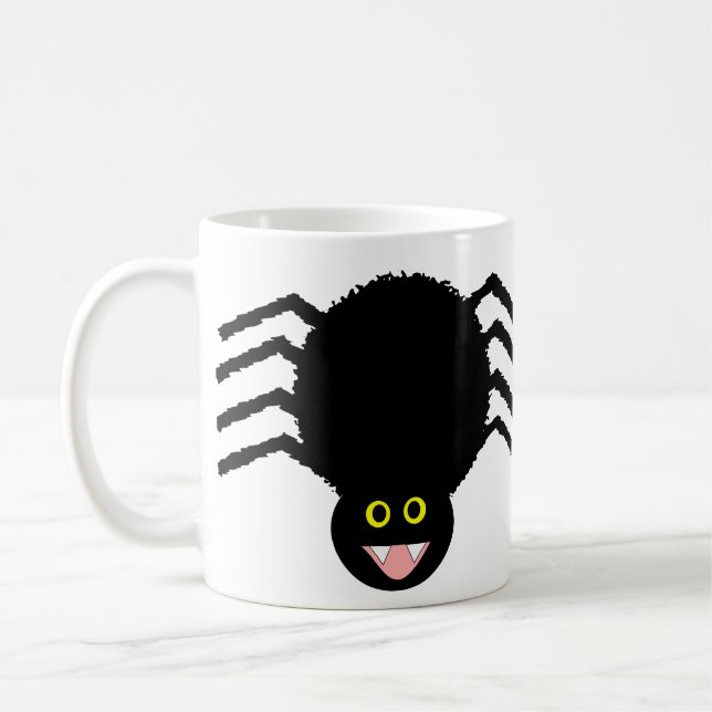 Black Spider Mug (Left)