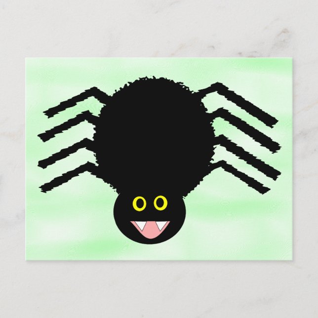 Black Spider Postcard (Front)