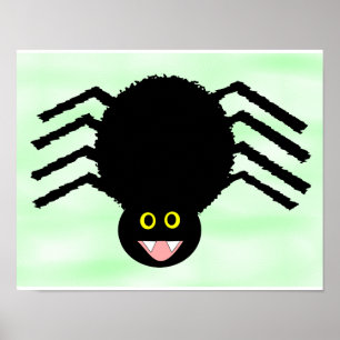 Black Spider Poster