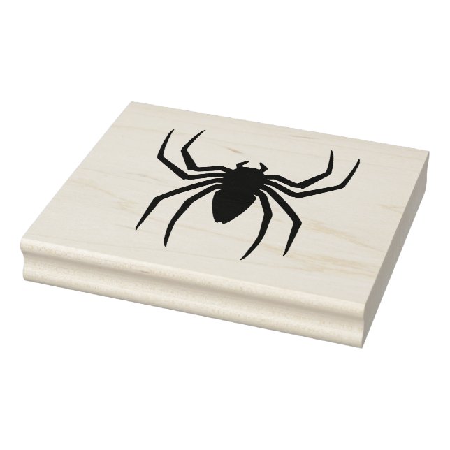 Black Spider Rubber Stamp (Stamp)