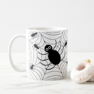 Black Spider Web Halloween Decor
