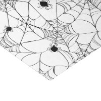 Black Spider Web Halloween Tissue Paper