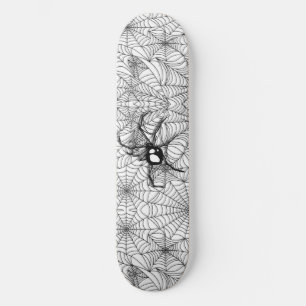 Black Spider - White Skateboard