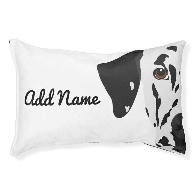 Black Spotted Dalmatian Dog Bed