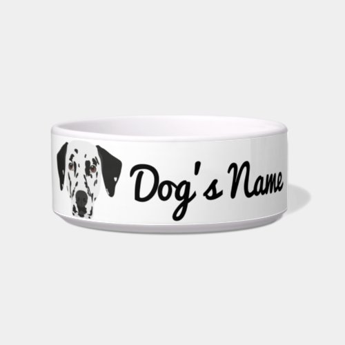 Black_Spotted Dalmatian Dog Bowl