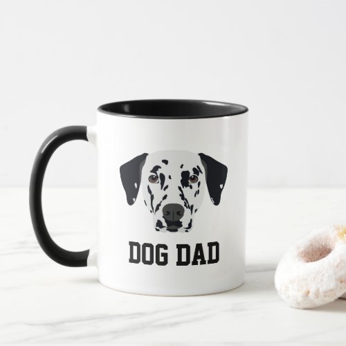 Black_Spotted Dalmatian Dog Dad Mug