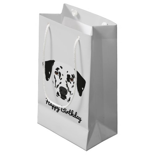 Black_spotted Dalmatian Dog Small Gift Bag