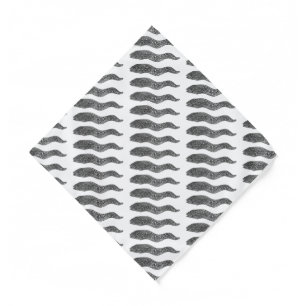 Black spotted moray eel cartoon illustration bandana