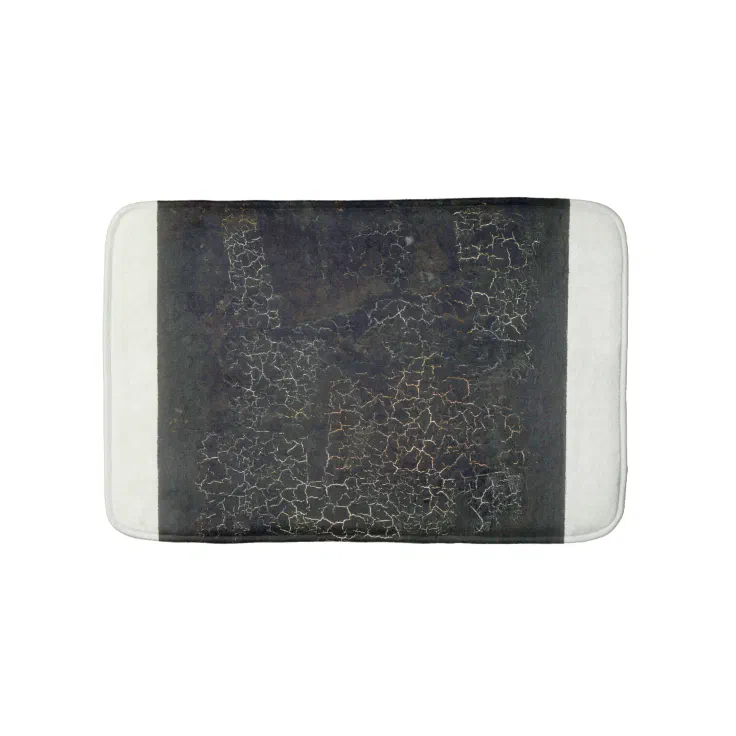 Black Square Bath Mat Zazzle