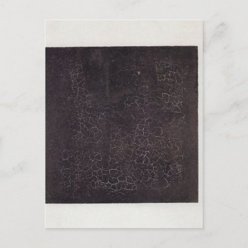 Black Square by Kazimir Malevich Postcard