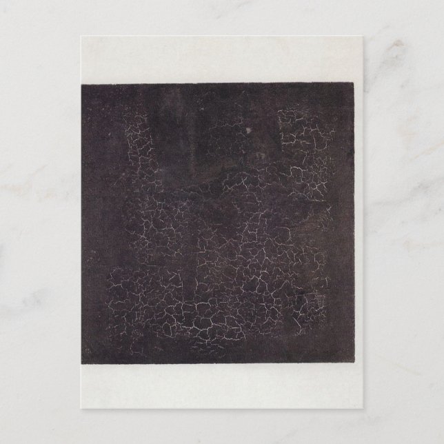 Black Square by Kazimir Malevich Postcard (Front)