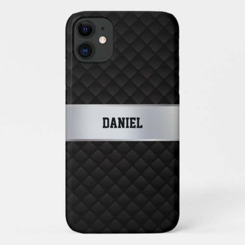 Black Square iPhone 11 Case