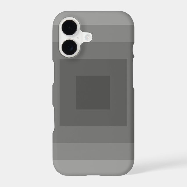 Black Square Geometric Iphone Case (Back)