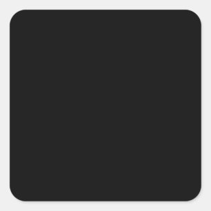Black Square Sticker