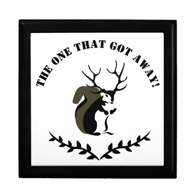 Black Squirrel With Ten Point Antler Gift Box (Front)