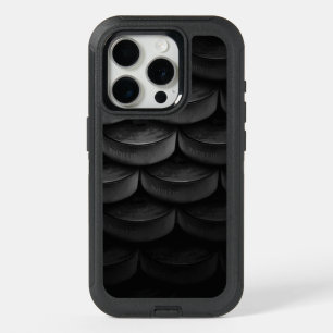 Black Stack (hockey pucks) iPhone 15 Pro Case