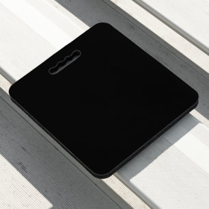 Black Stadium Seat Cushion Minimal Comfort