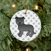 Staffy 2024 dog ornaments