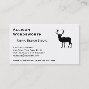 Black Stag - Bachelor or Stag Party Business Card