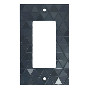 Black Stained Glass Goth Light Switch Cover