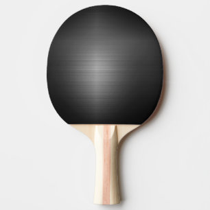 Black Stainless Steel Metal Ping Pong Paddle