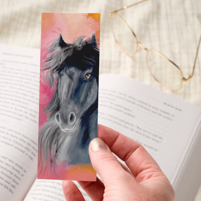 Black Stallion Bookmark (Hand)