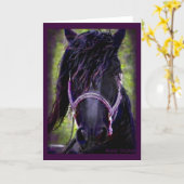 Black Stallion Card | Zazzle
