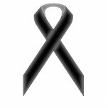 Black Standard Ribbon by Kenneth Yoncich Cutout<br><div class="desc">Black Standard Ribbon Key Chain.
Images Copyright (C) Kenneth Kenji Yoncich. All Rights Reserved.</div>