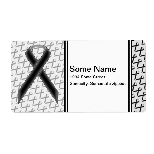 Black Standard Ribbon by Kenneth Yoncich Label (Front)