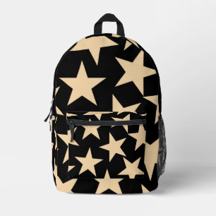 Black Star Celestial Starry Travel & School Bag