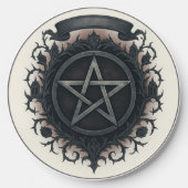 black star design wire less charger (Front)
