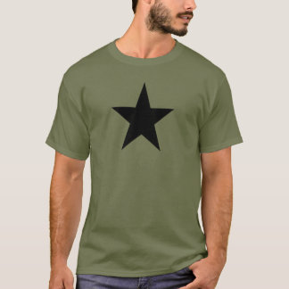 Black Star Green Army T-Shirt