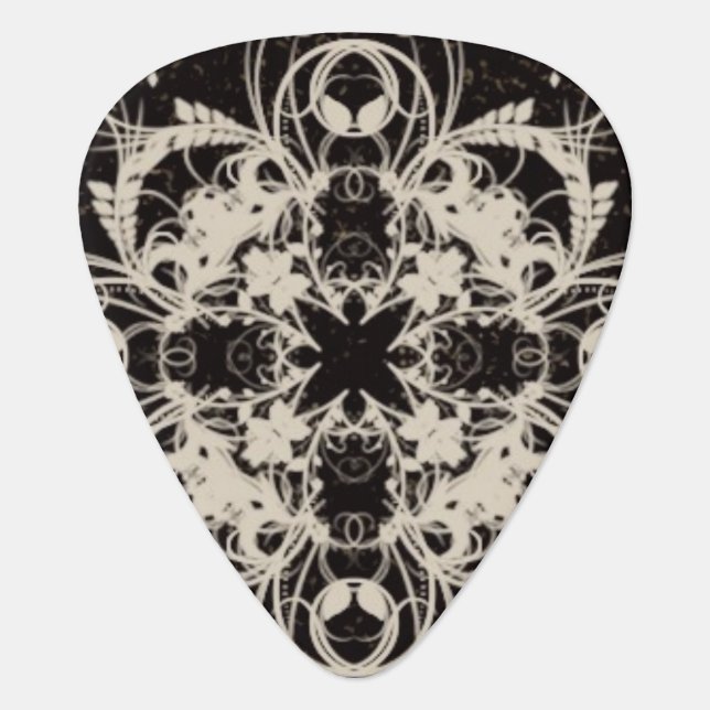 Black Star Guitar Pick (Front)
