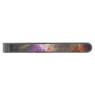 Black Star Orion Constellation Orion Nebula Gunmetal Finish Tie Clip