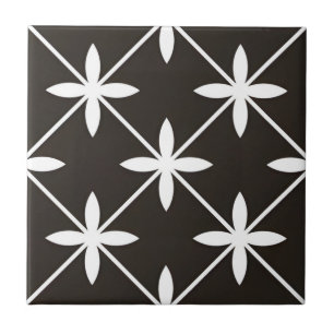 black star pattern fan art tiles