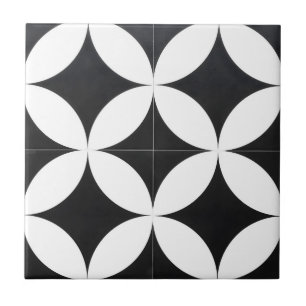 black star pattern tiles