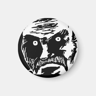 Black Stare Meme Magnet (retouched)