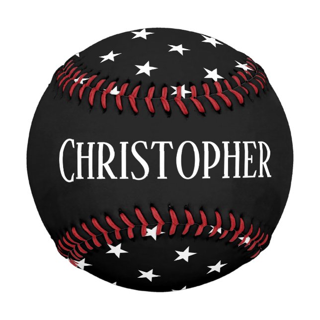 Black Stars Baseball (Front)