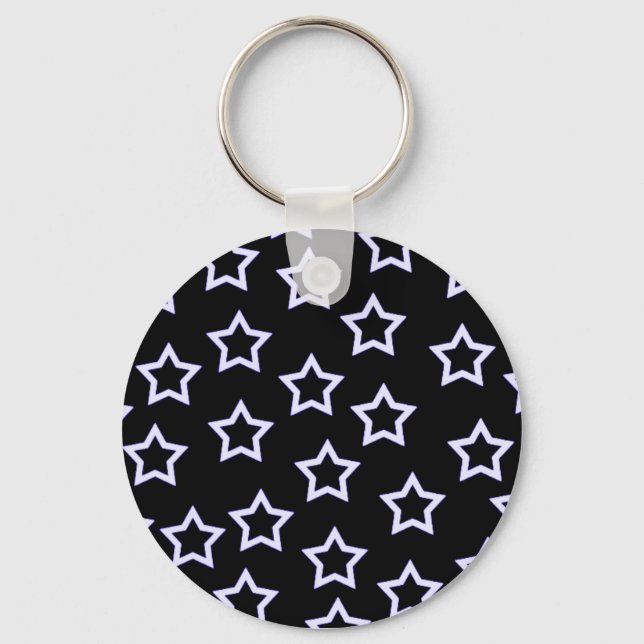 Black Stars Keychain (Front)
