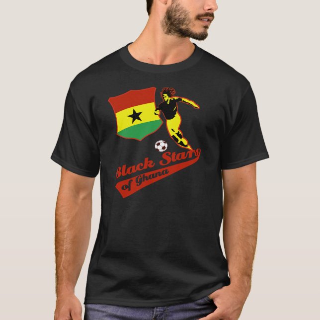 Black Stars of Ghana T-Shirt (Front)