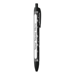 Black Stars Pattern Pen