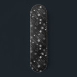 Black Stars Pattern Skateboard Deck<br><div class="desc">A nice nature inspired pattern,  with star on a dark sky.</div>
