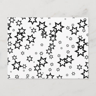 Black Stars Postcard
