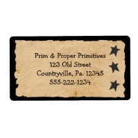 Black Stars Primitive Business Label