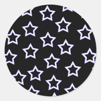 Black stars Stickers