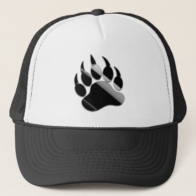 Black Steel Bear Paw - Hat (Front)