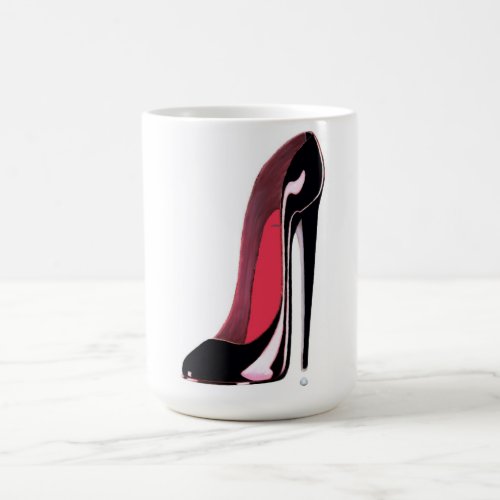 Black stiletto Shoe Coffee Mug
