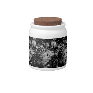 Black Stone Design Candy Jar