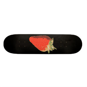Black Strawberry Skateboard