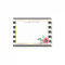 Black Stripe & Pink Floral Sticky Notes